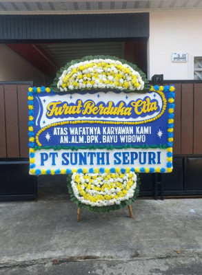 Papan Bunga Duka di Timbang Galung