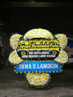 Papan Bunga Duka di Timbang Galung